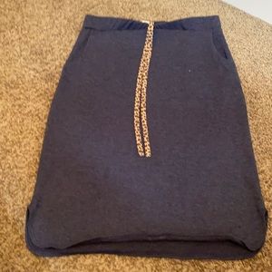 COPY - Sweat skirt with cheetah tie